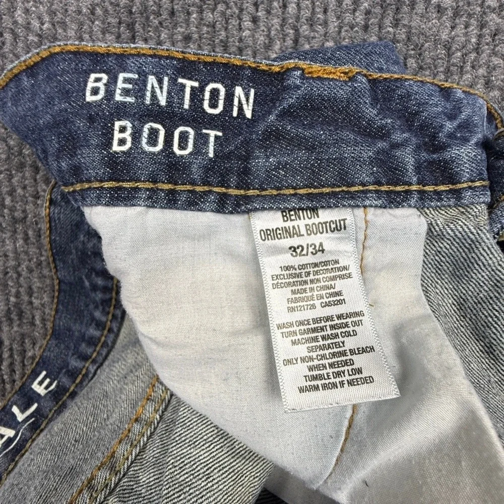 Aeropostale Benton Original Bootcut Jeans Mens 32x34 Blue Denim 0530AF13